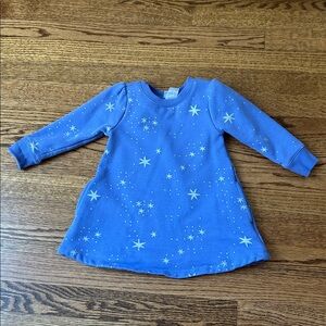 Hanna Andersson Purple Starry Baby Dress